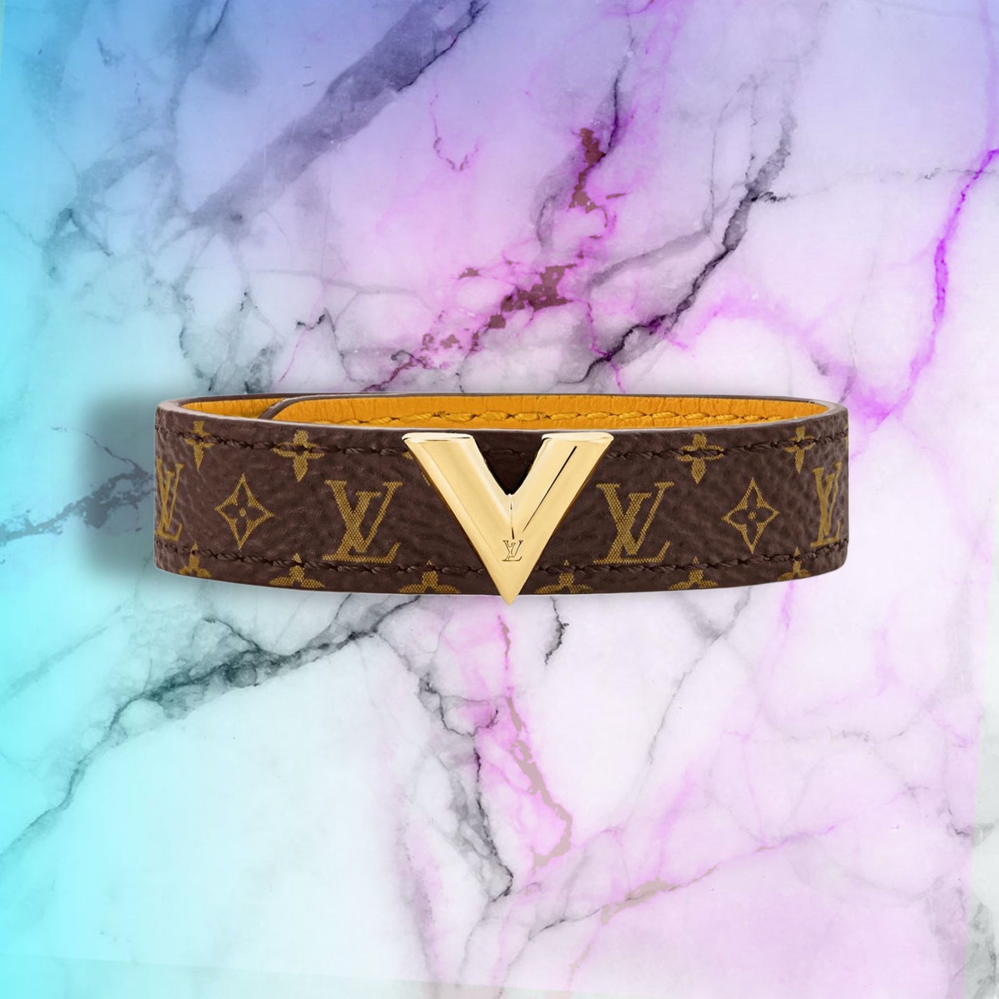 BRACELET ESSENTIAL V - MARRON/BEIGE