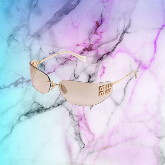 LUNETTE DE SOLEI MIU MIU - BEIGE