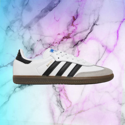 CHAUSSURES ADIDAS SAMBA - BLANC/NOIR