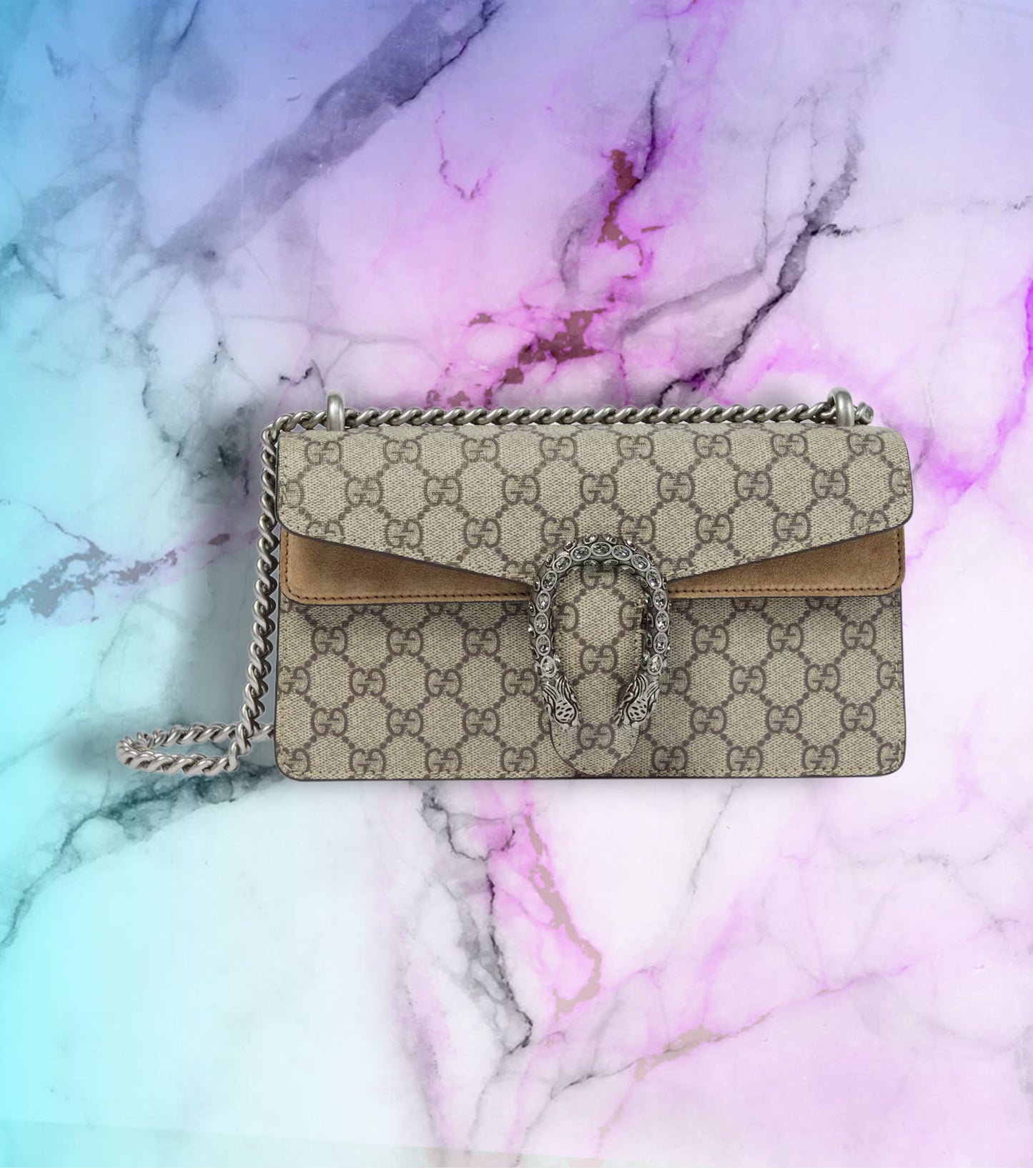 SAC À MAIN DIONYSUS - BEIGE/MARRON